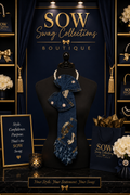 Runway Ready Denim Statement Tie