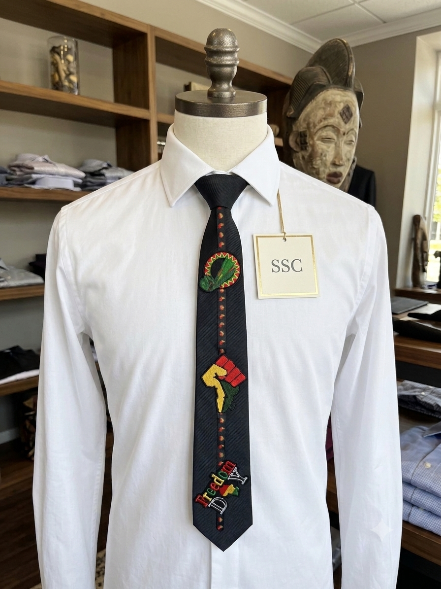 Juneteenth Legacy Statement Tie