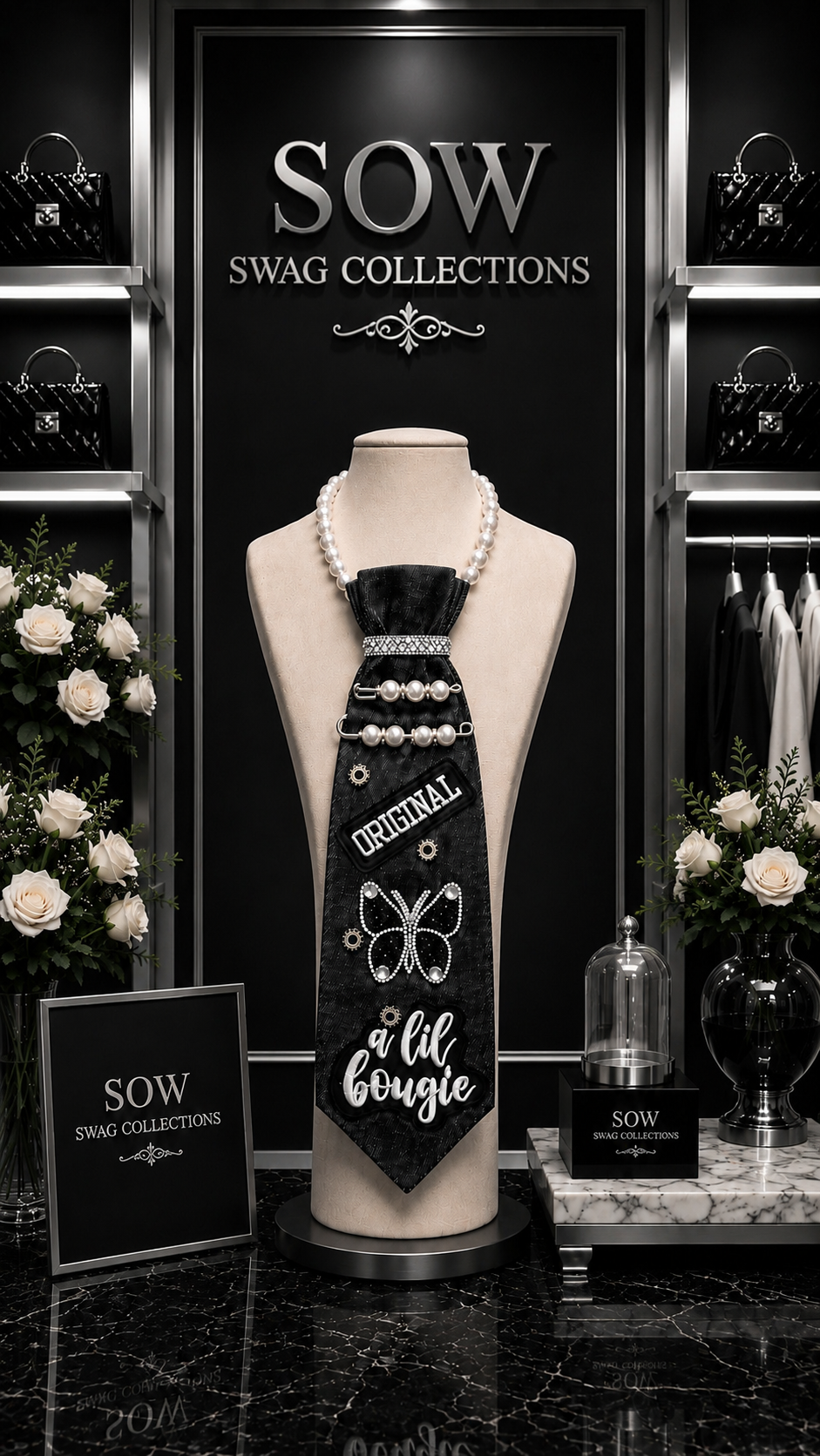 A Lil’ Bougie Statement Tie
