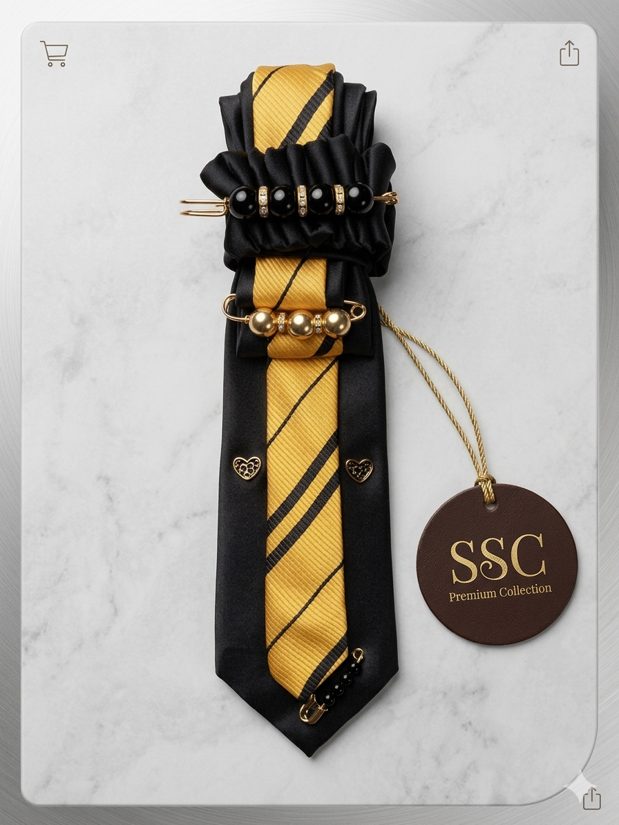 Golden Hour Luxe Statement Tie