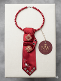 Crimson Reign Luxe Statement Tie