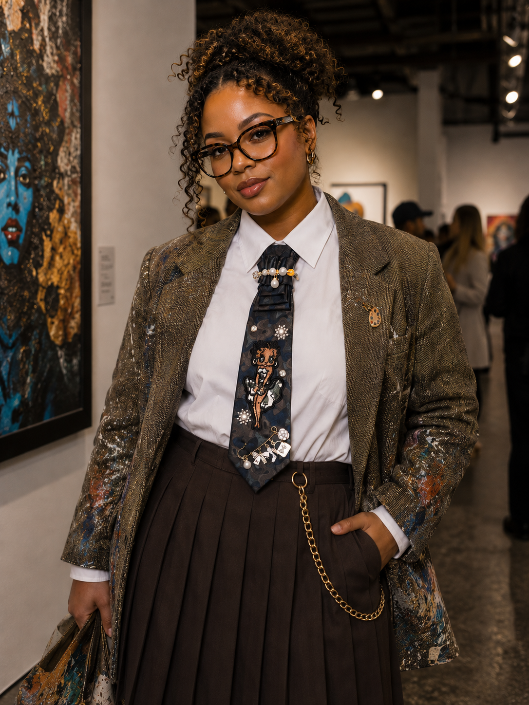 Vintage Glam Betty Statement Tie