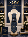 Crowned in Grace Denim Statement Tie