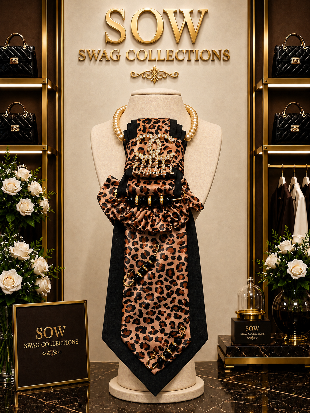 Wild Elegance Statement Tie
