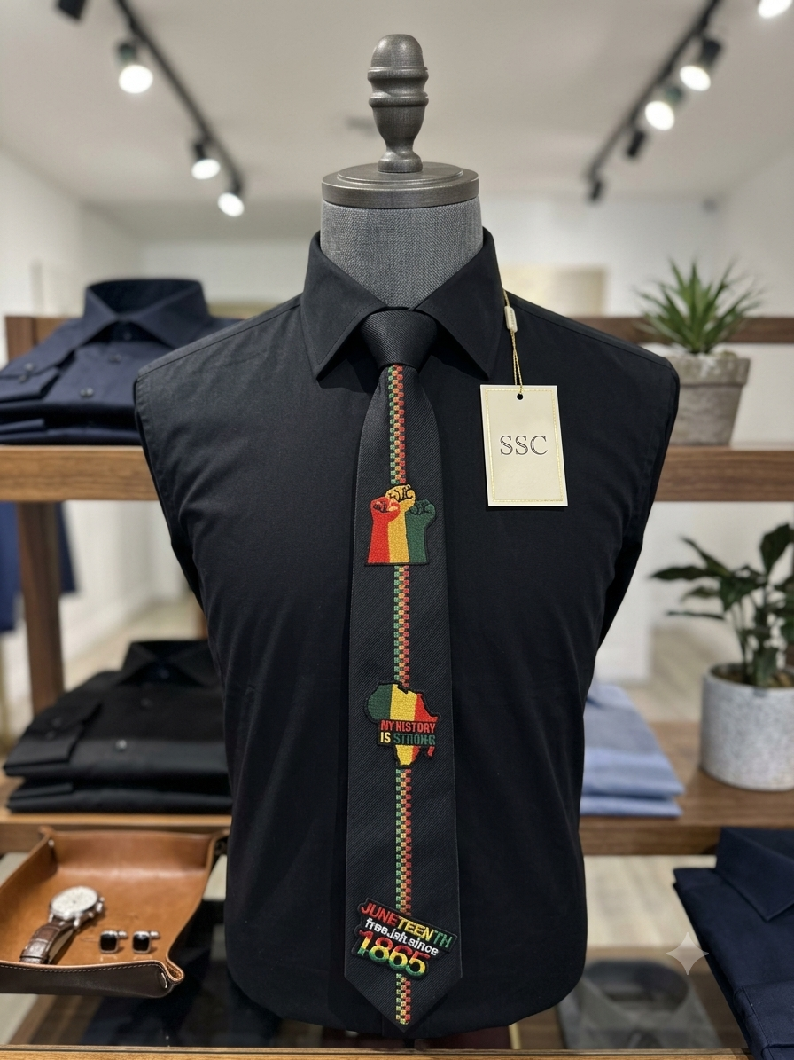 Juneteenth Legacy Statement Tie