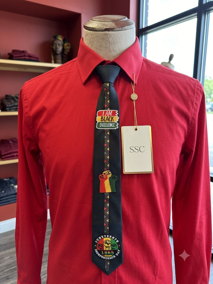 Juneteenth Legacy Statement Tie