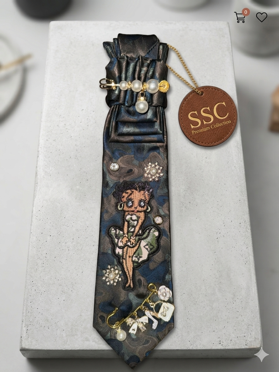 Vintage Glam Betty Statement Tie
