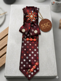 Ruby Royale Statement Tie