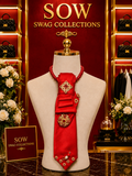 Ruby Radiance Statement Tie