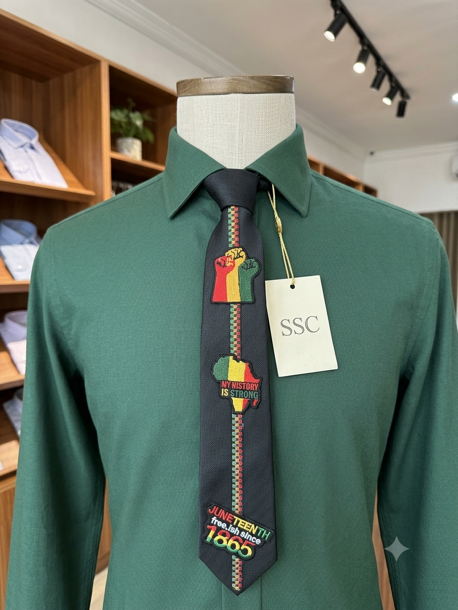 Juneteenth Legacy Statement Tie