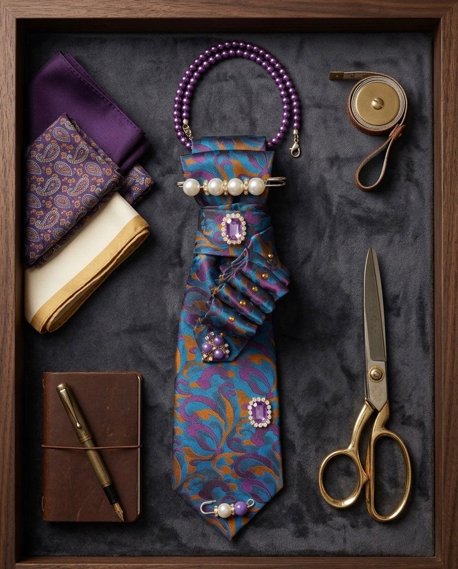 Amethyst Fusion Luxe Statement Tie