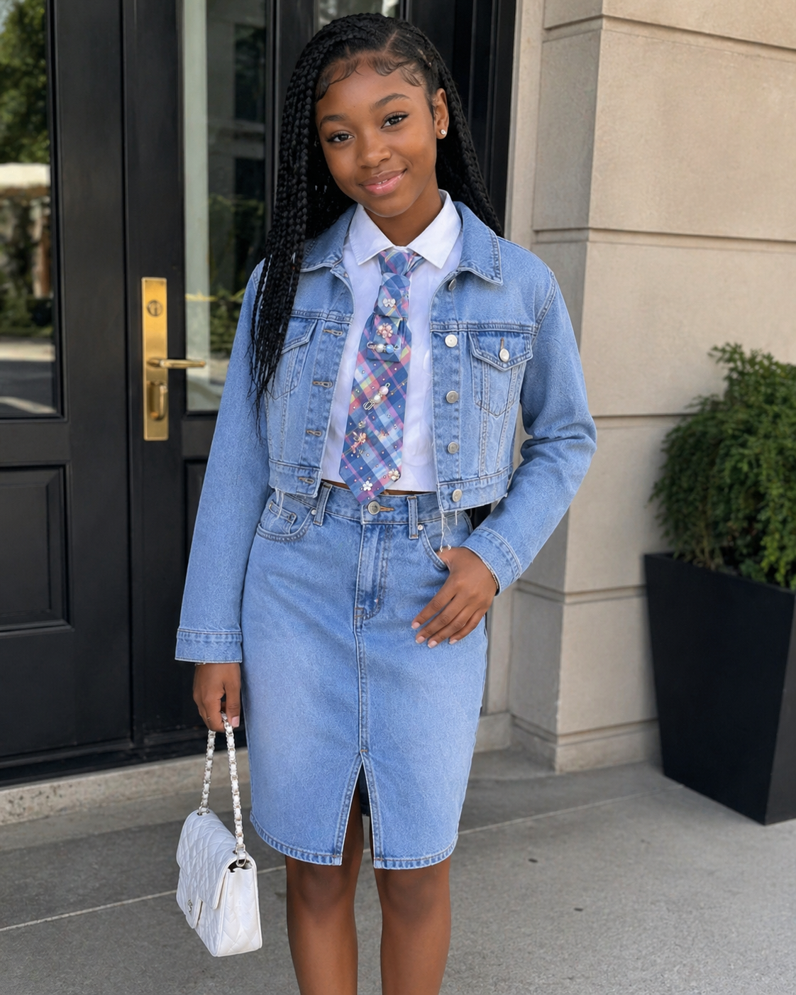 Pastel Pop Drip Statement Tie