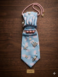 Blush Sky Charm Statement Tie