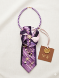 Purple Love Luxe Statement Tie