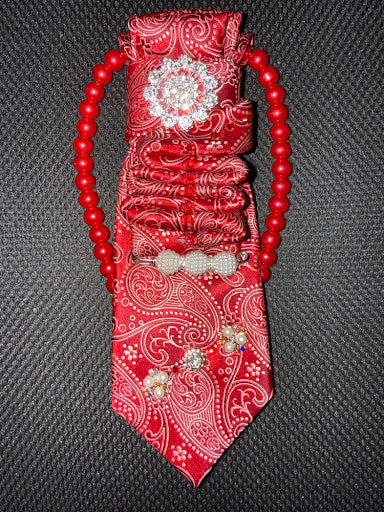 Crimson Luxe Power Statement Tie