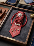 Crimson Luxe Power Statement Tie