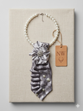 Silver Chic Luxe Statement Tie